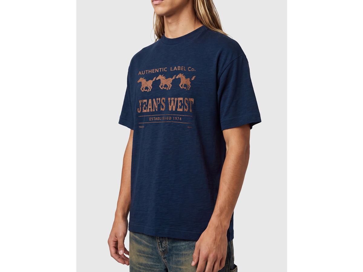 T-shirt com estampa Jean's West 100% algodão - ucb_image_F