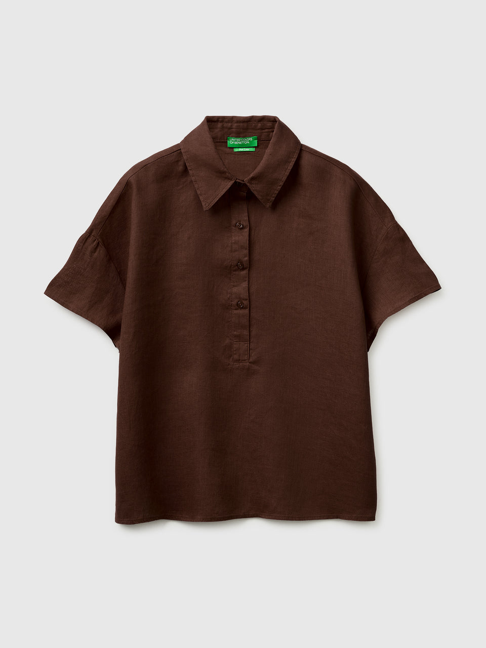 100% linen short-sleeved blouse - ucb_image_FS