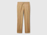 Chinos slim fit em algodão camel - ucb_image_FS