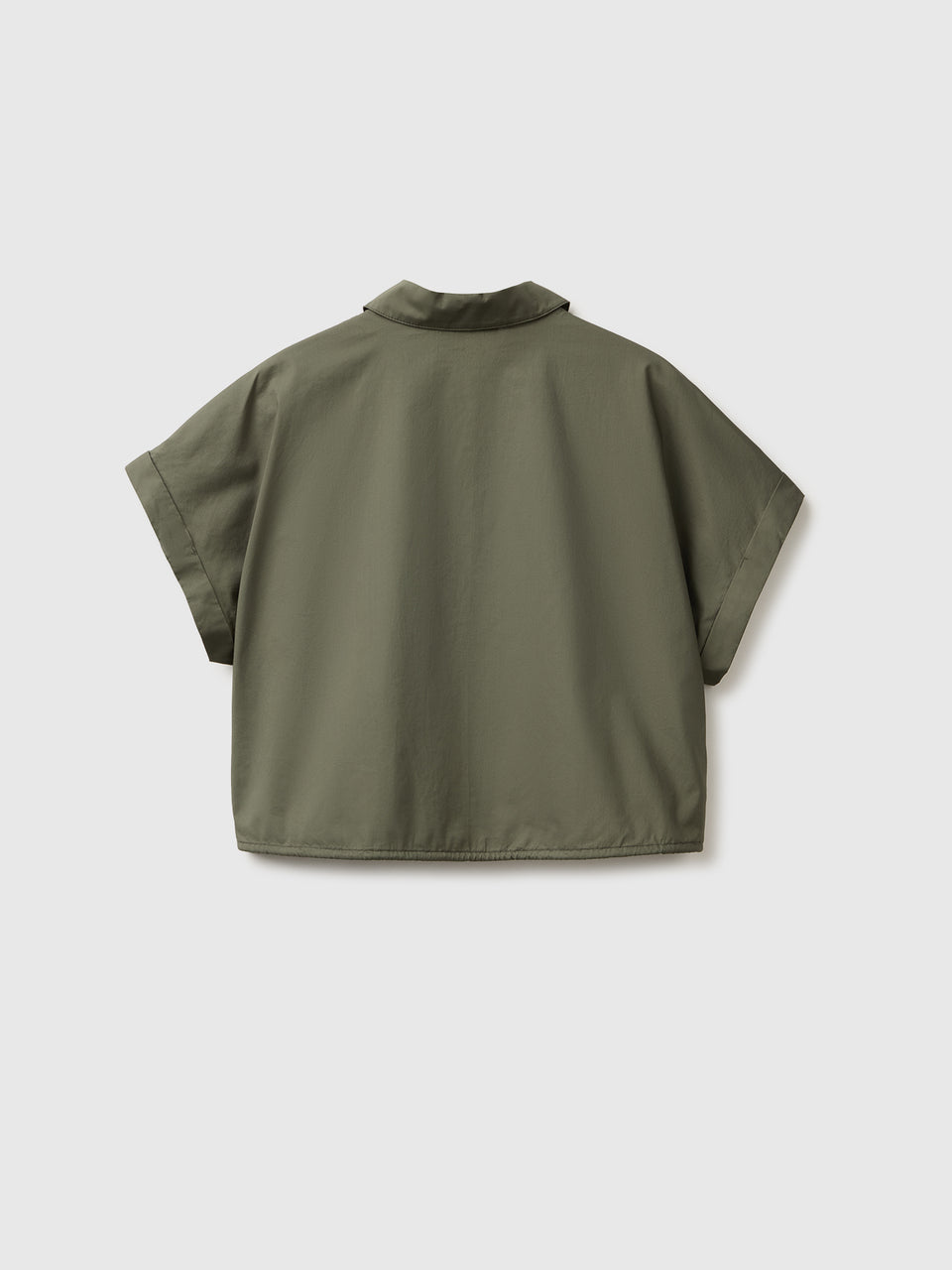 Cropped shirt with drawstring - ucb_image_BS