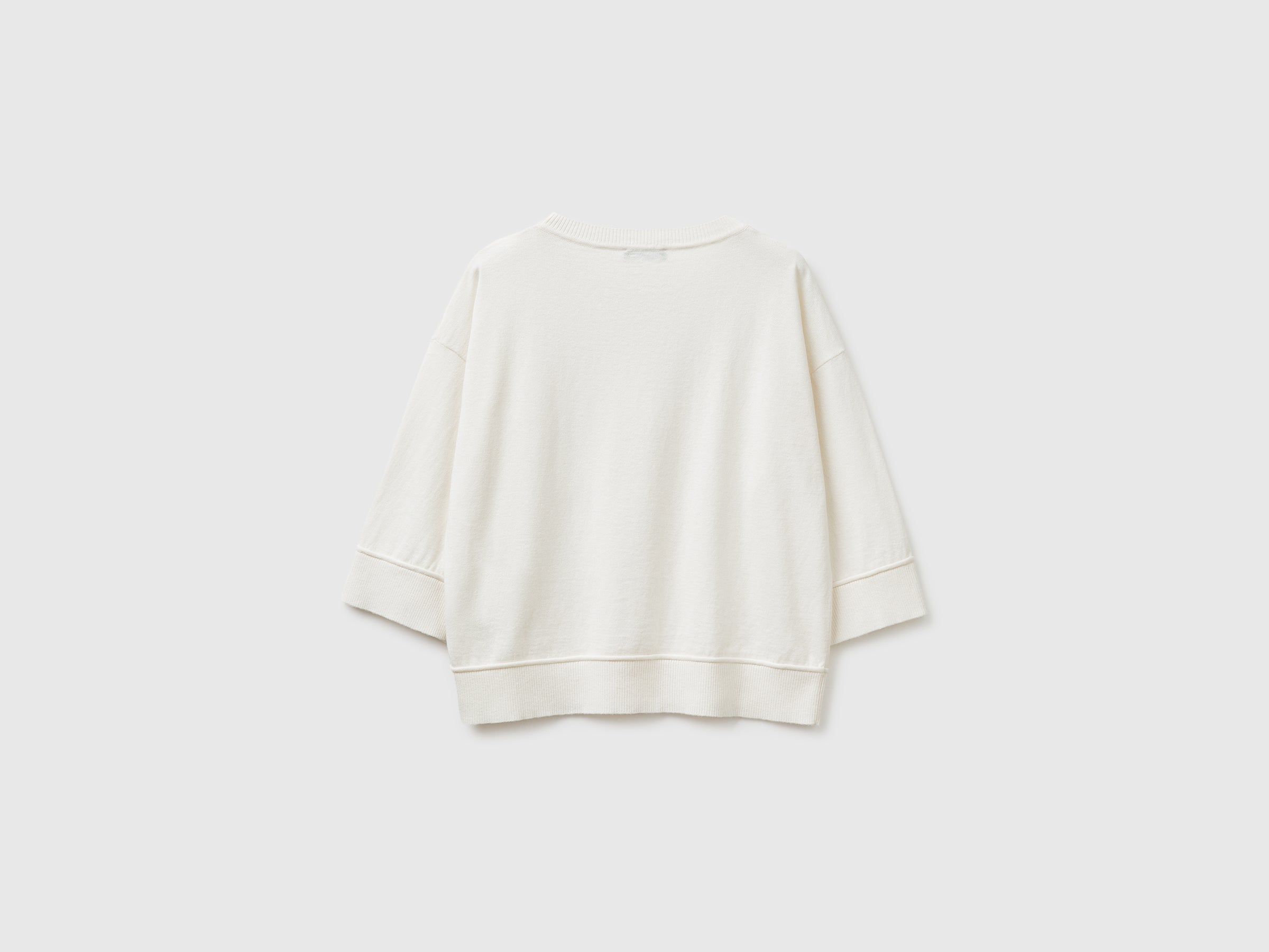 Crew neck sweater in cotton and wool - ucb_image_BS
