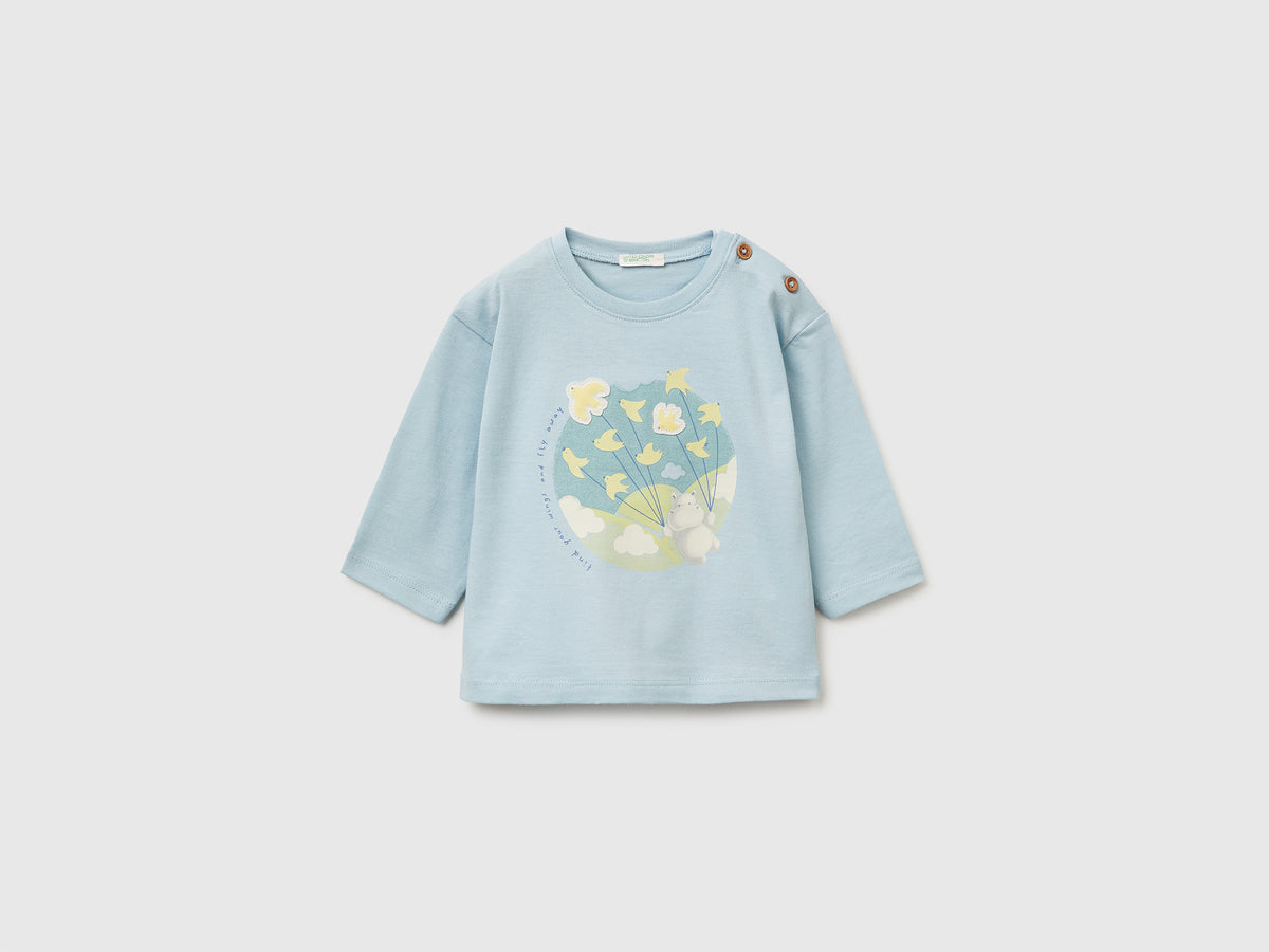 Organic cotton T-shirt with patch - ucb_image_FS