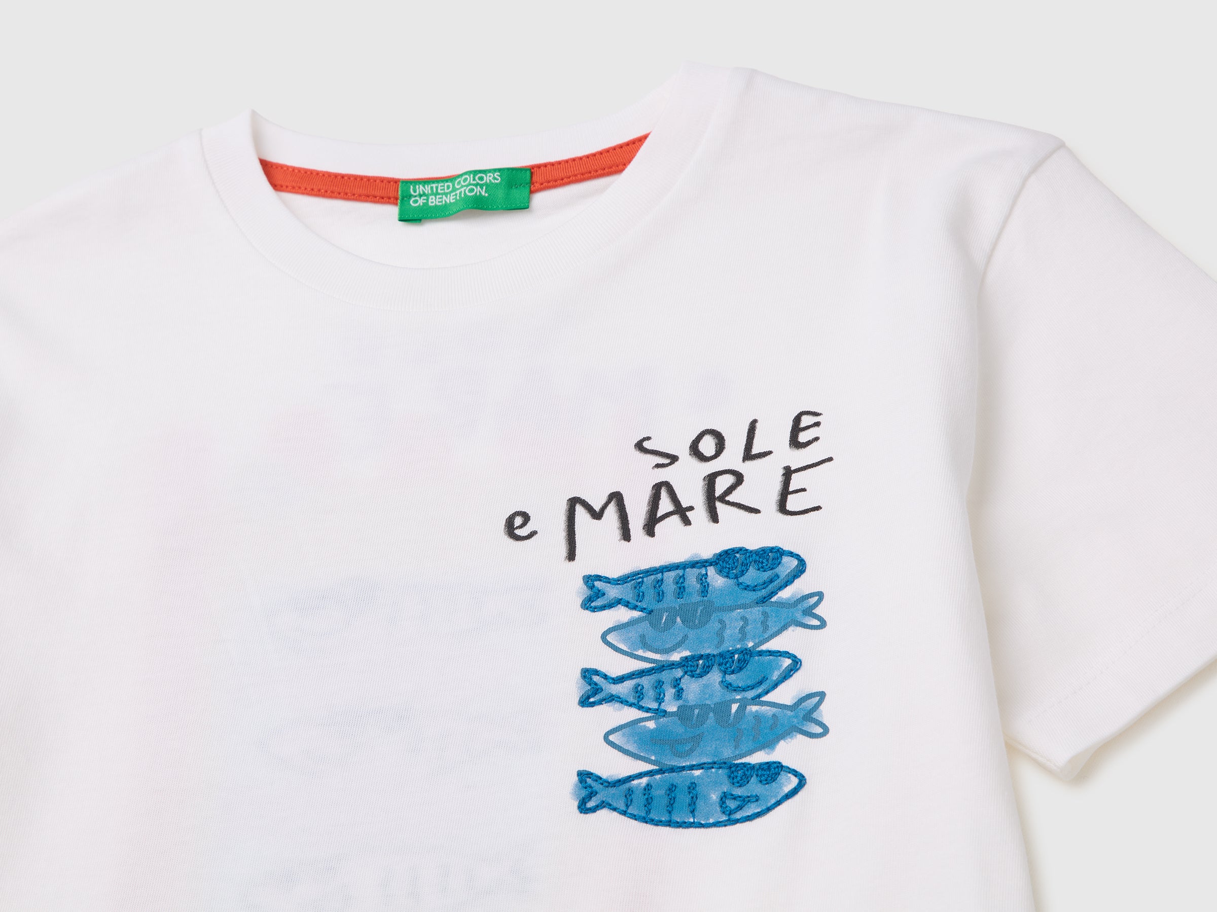 Oversized T-shirt with print and embroidery - ucb_image_DS1