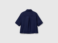 Short shirt in pure linen - ucb_image_BS