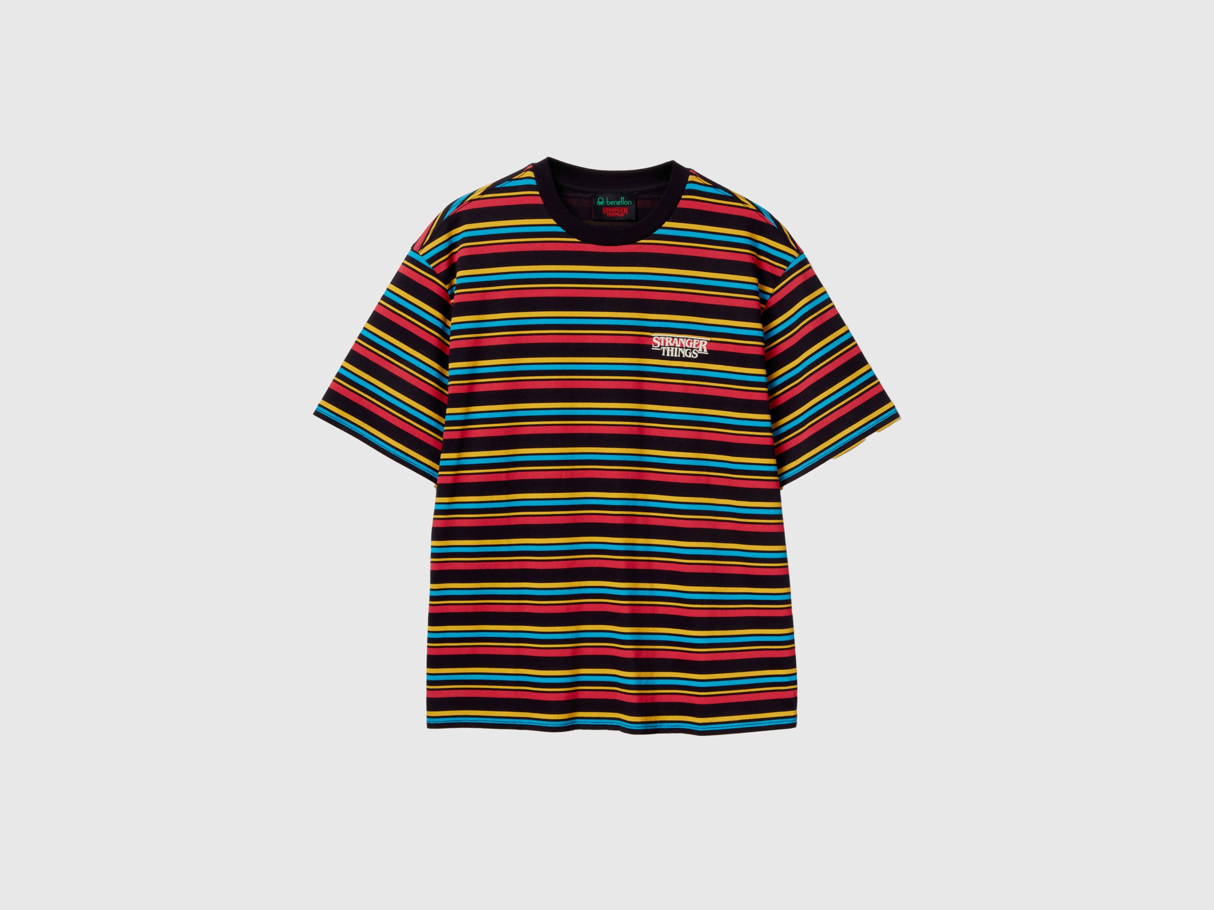 T-shirt às riscas Stranger Things - ucb_image_FS