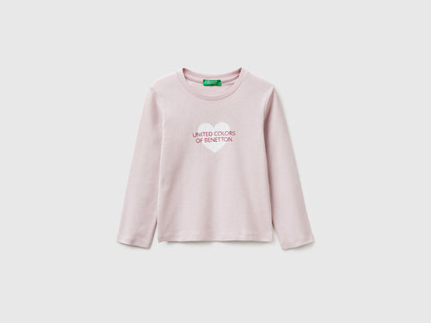 T-shirt in organic cotton with glittery logo - ucb_image_FS