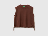 Sleeveless linen blend sweater - ucb_image_FS