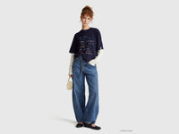 T-shirt blu scuro con stampa Coco Capitán - ucb_image_FY