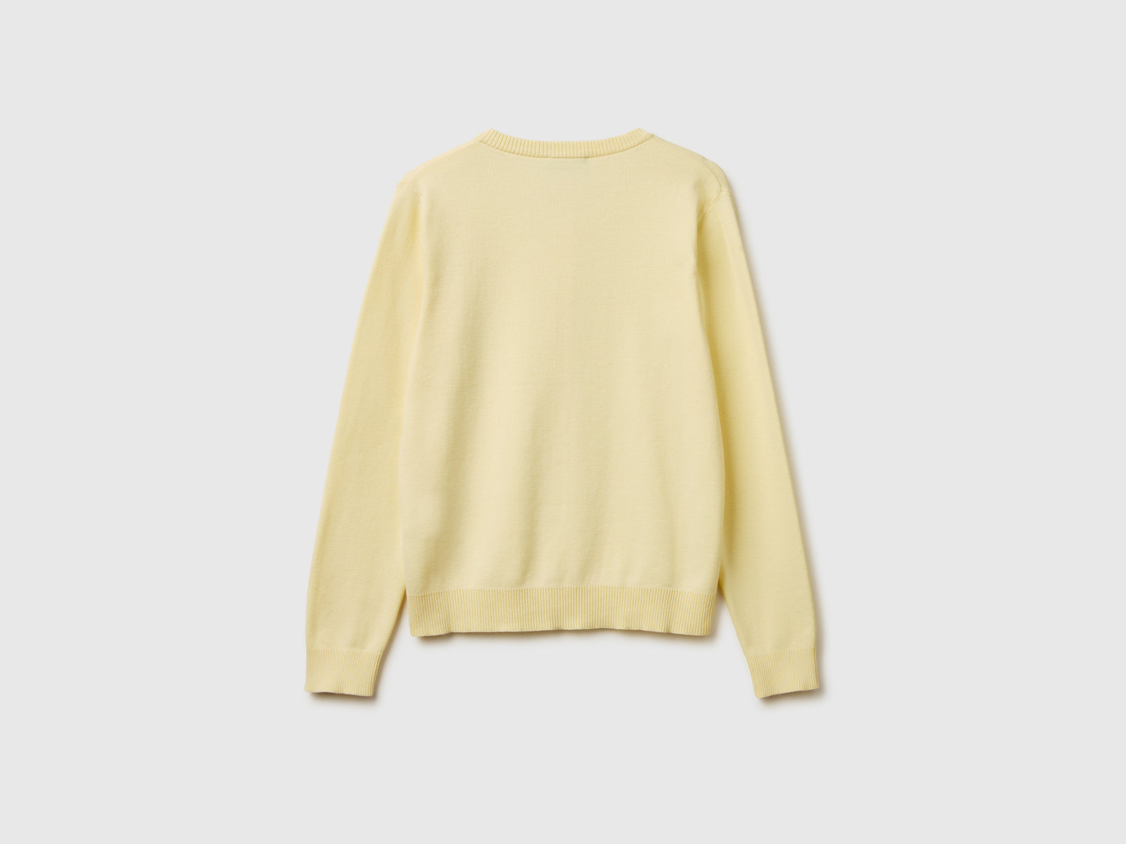 Cardigã amarelo claro em algodão tricot - ucb_image_BS