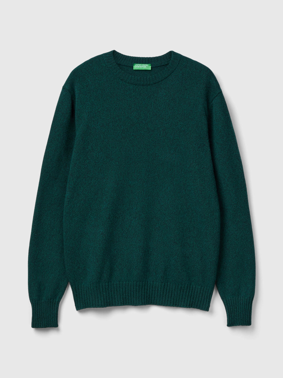 Camisola de gola redonda em mescla de lã e caxemira - ucb_image_FS