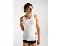 T-shirt sem mangas de roupa interior em algodão orgânico stretch - ucb_image_F