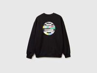 Relaxed fit sweatshirt with print - ucb_image_BS