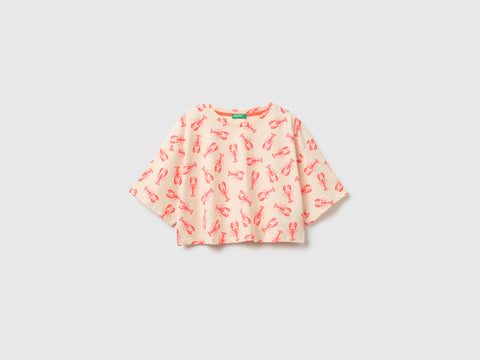 Printed cropped T-shirt - ucb_image_FS