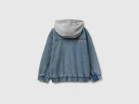 Denim bomber jacket with fleece hood - ucb_image_BS