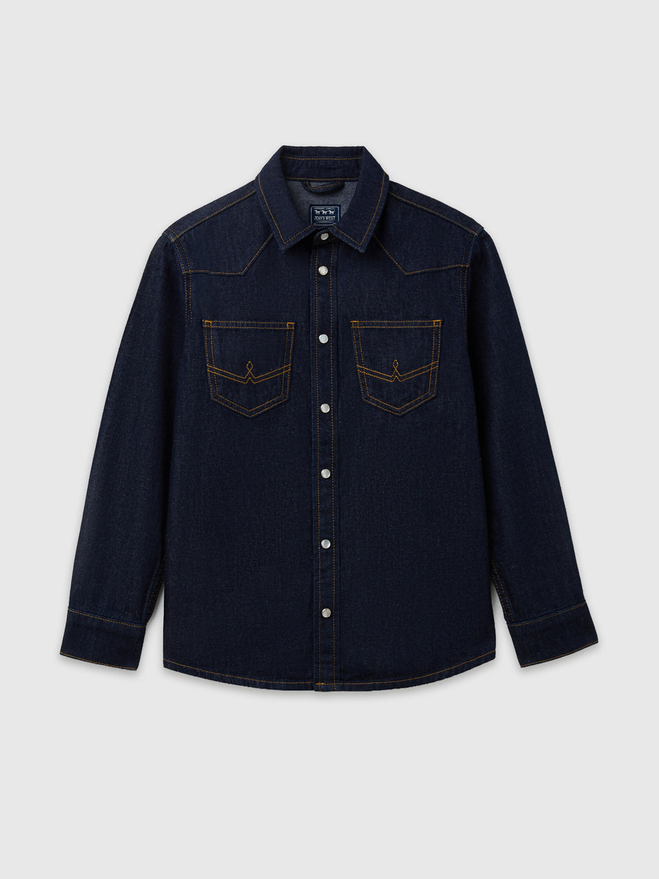 Camisa western de jeans escuro - ucb_image_FS