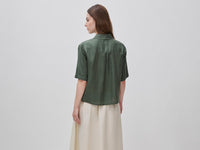 Short shirt in pure linen - ucb_image_B