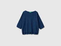 Boxy fit linen blend sweater - ucb_image_FS