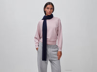 Camisola de gola alta com manga em forma de asa de morcego - ucb_image_F