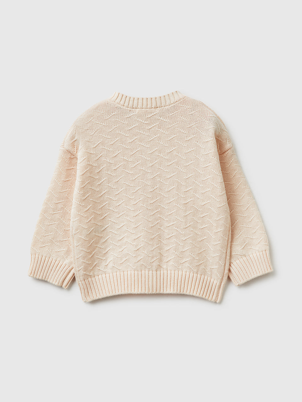 Organic cotton crew neck cardigan - ucb_image_BS