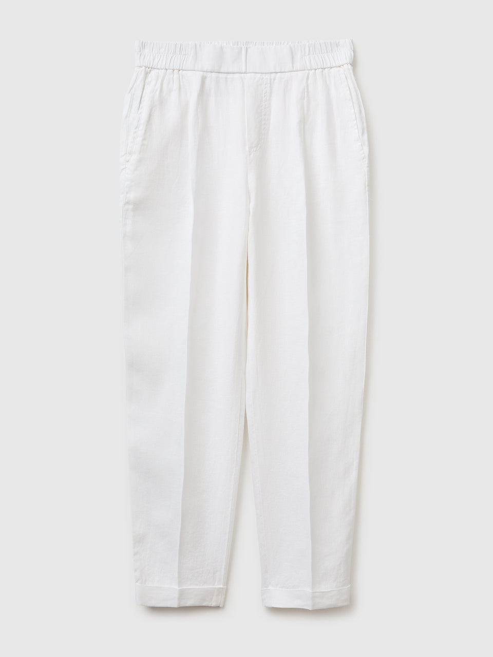 100% linen cigarette trousers - ucb_image_FS