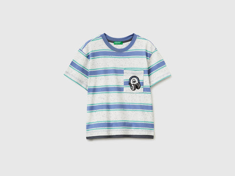 Striped T-shirt with patch - ucb_image_FS