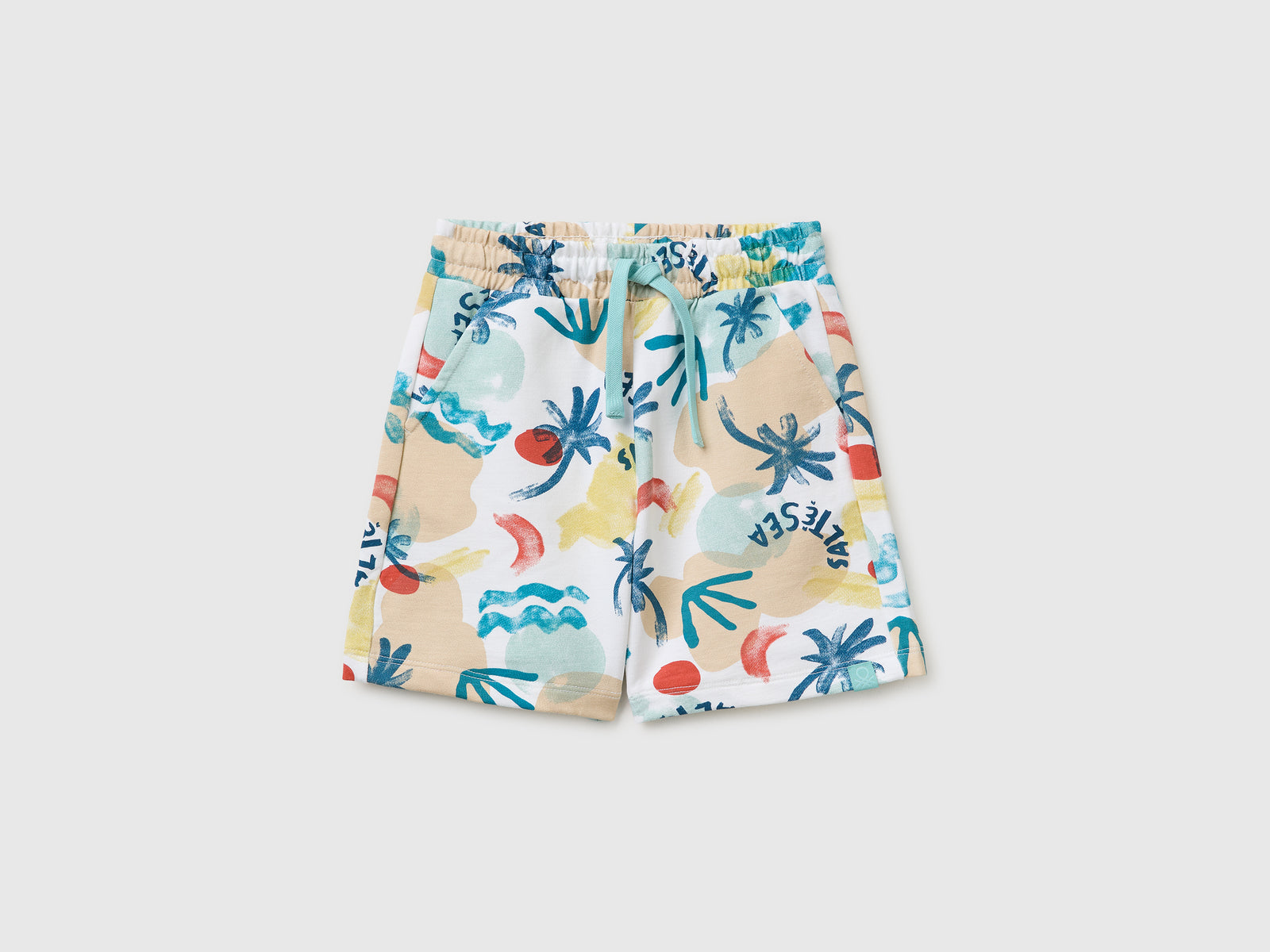 Bermuda shorts with tropical print - ucb_image_FS