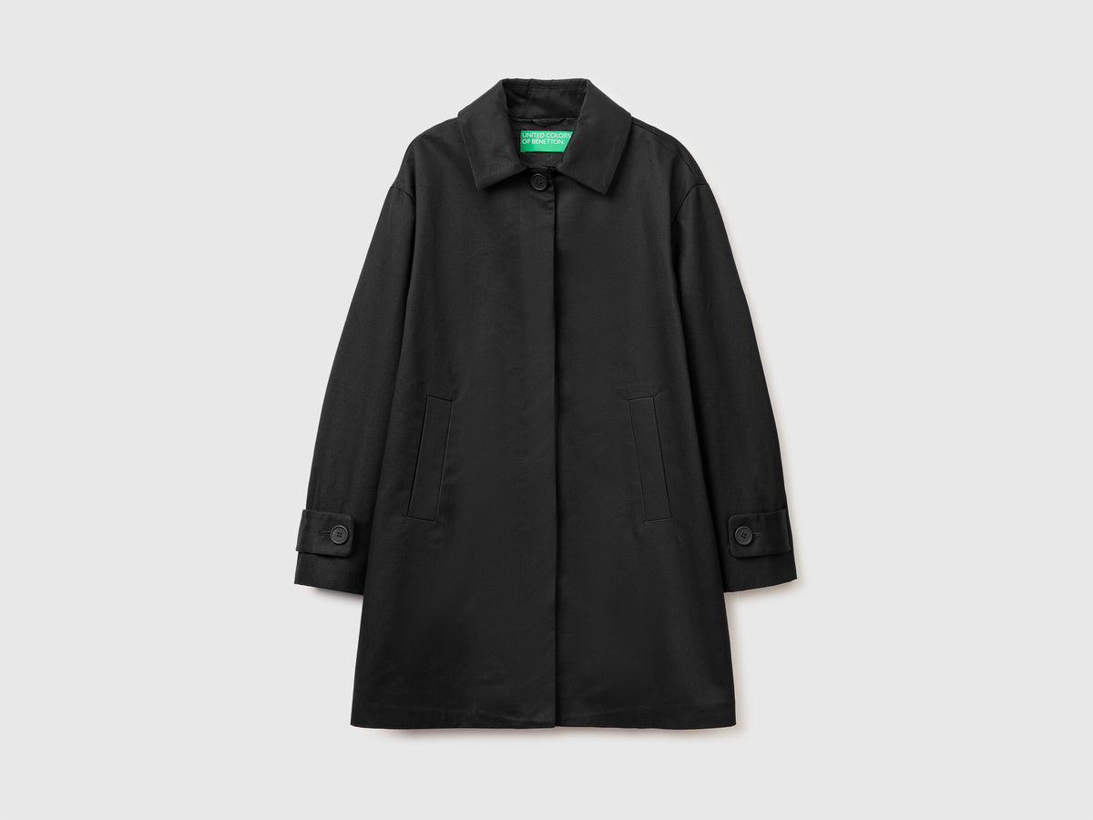 Midi duster coat with collar - ucb_image_FS