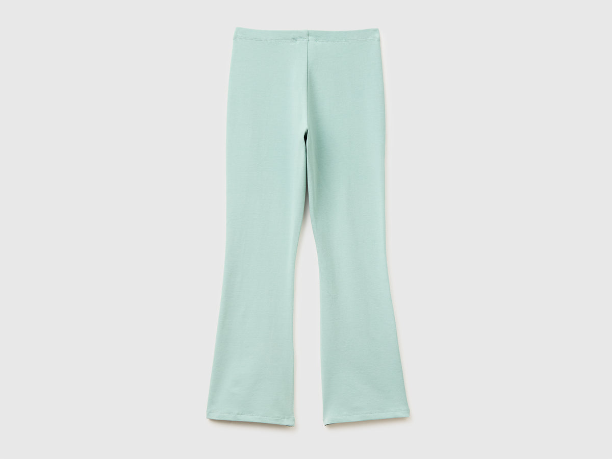 Leggings à boca-de-sino em algodão stretch - ucb_image_BS