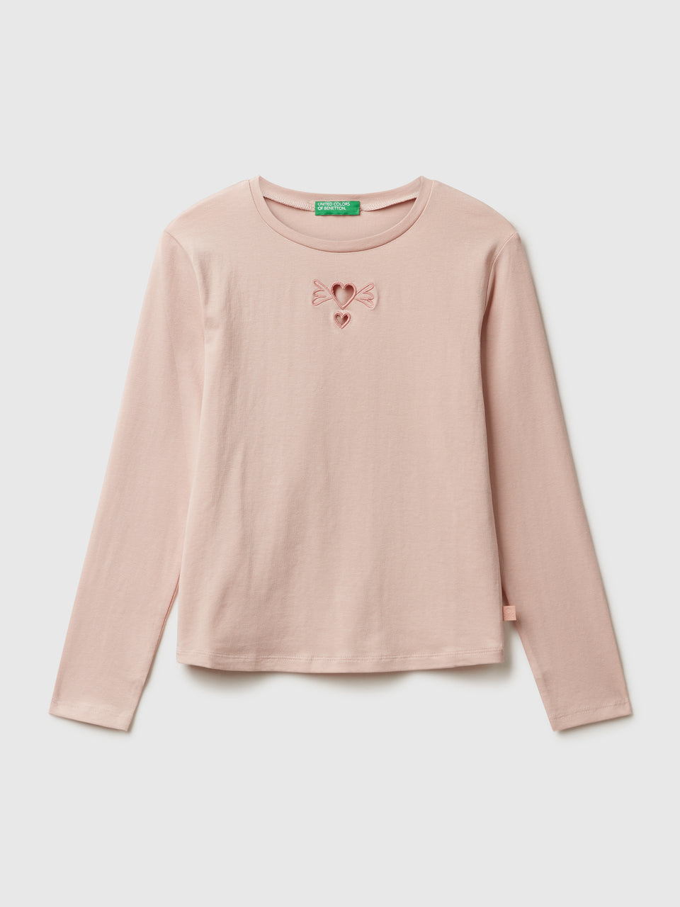 T-shirt com corações cut-out - ucb_image_FS
