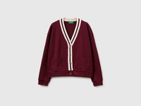 Sweatshirt cardigan with buttons - ucb_image_FS