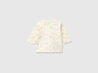 T-shirt com estampa de dinossauros em algodão stretch  - ucb_image_FS