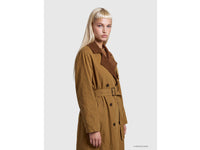 Trench coat com detalhes em veludo canelado - ucb_image_FY