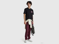 T-shirt relaxed fit com estampa à frente e atrás - ucb_image_FY