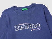 T-shirt with glittery logo in organic cotton - ucb_image_DS1