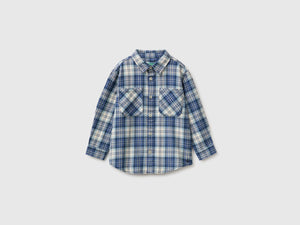 Oversized checked shirt