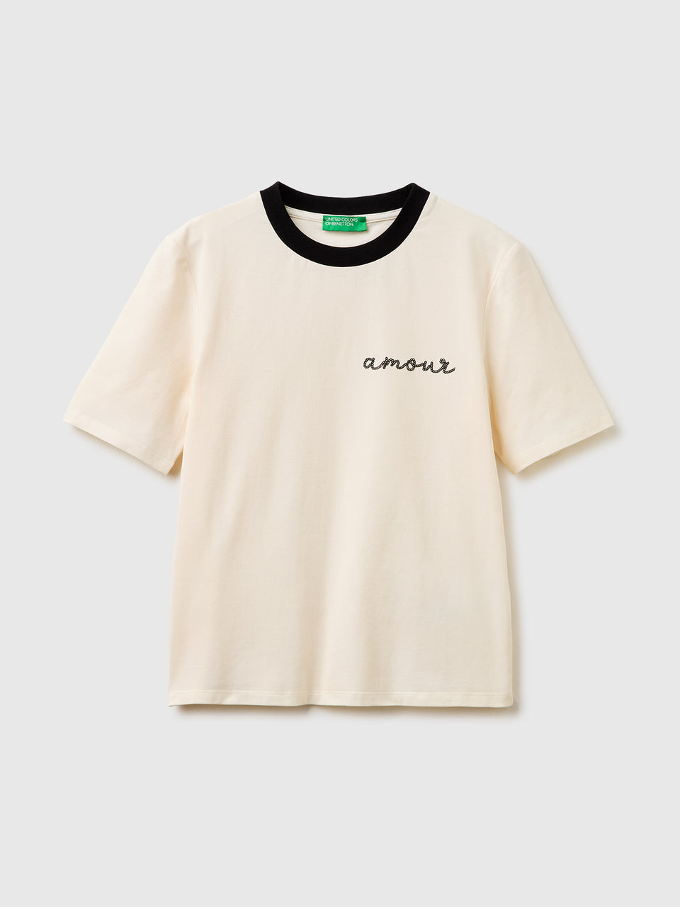 T-shirt com bordado "amour" - ucb_image_FS