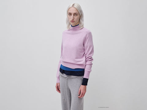 Camisola de gola alta em mistura de caxemira - ucb_image_F