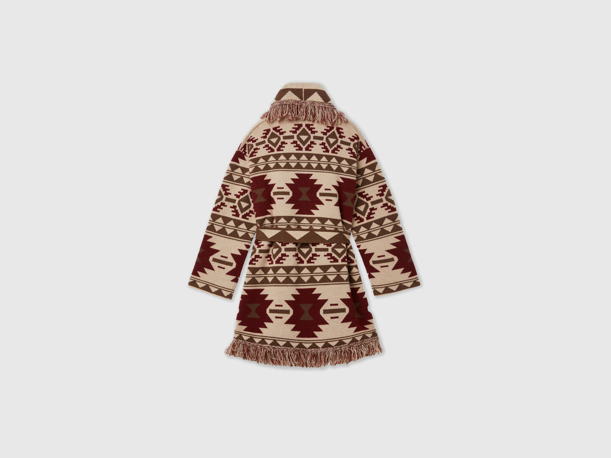 Casaco de malha jacquard com franjas - ucb_image_BS