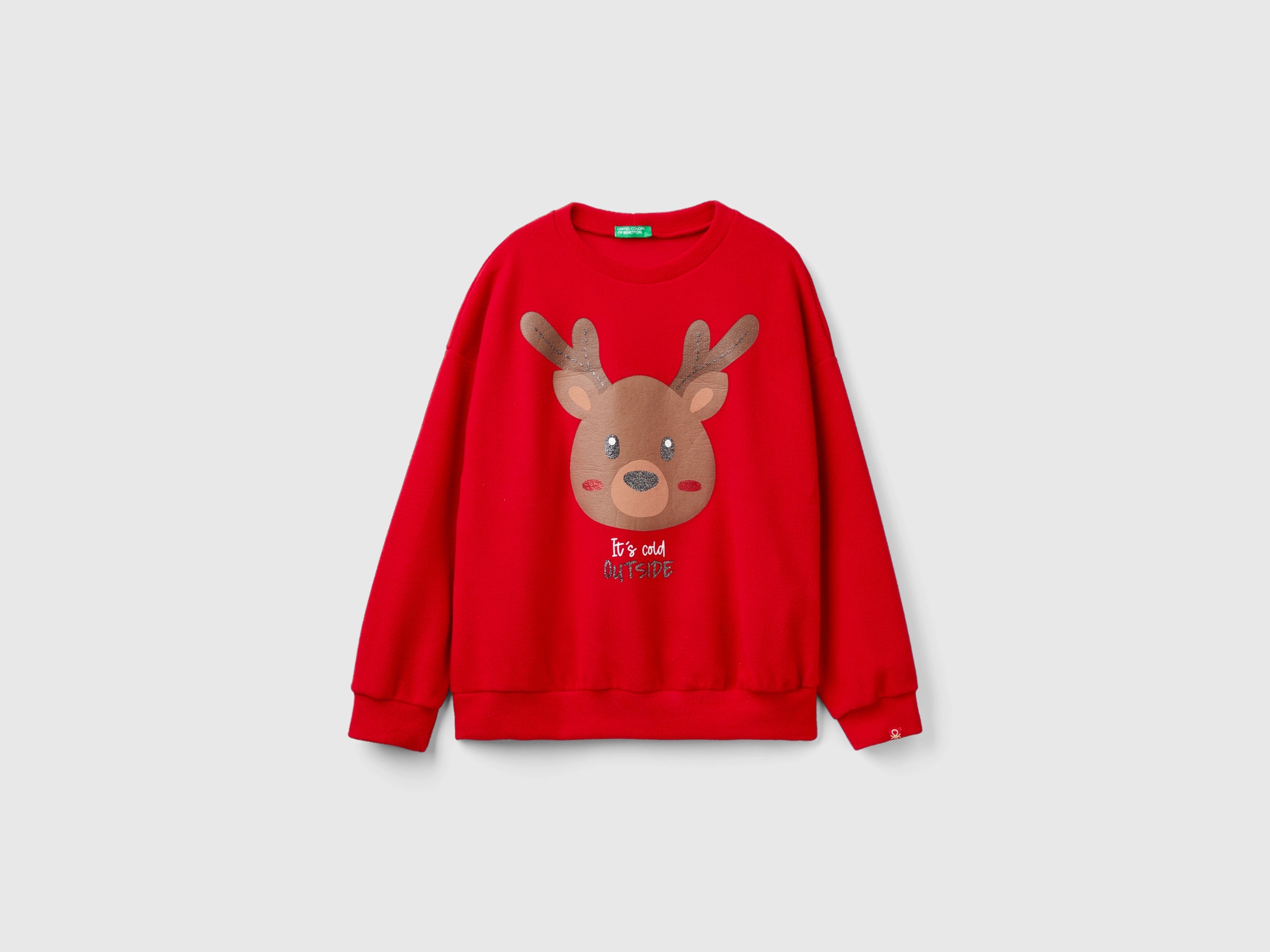 Camisola em tecido polar com estampa rena - ucb_image_FS