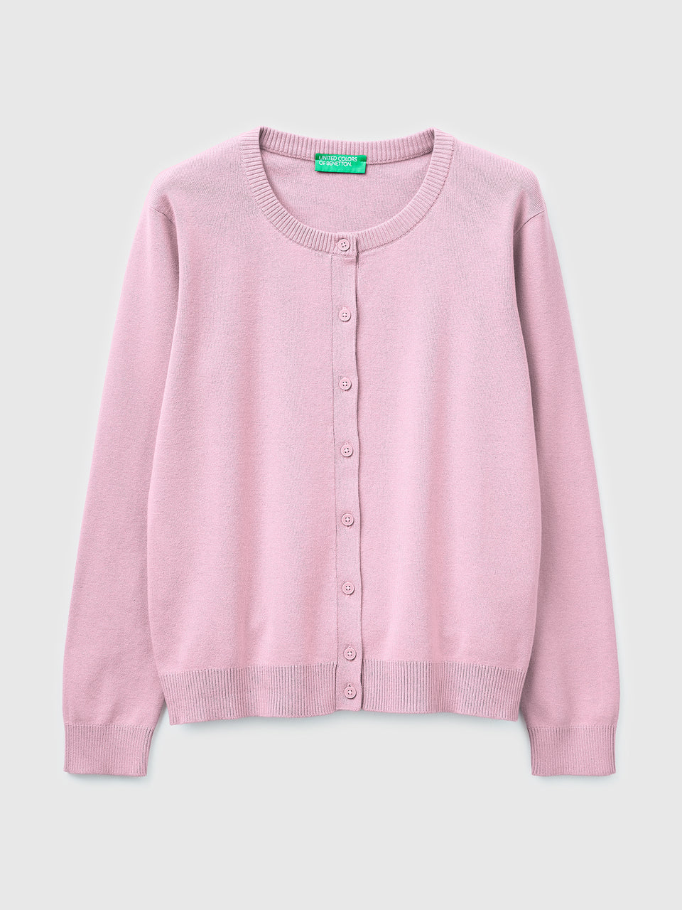 Cardigã rosa em algodão tricot - ucb_image_FS