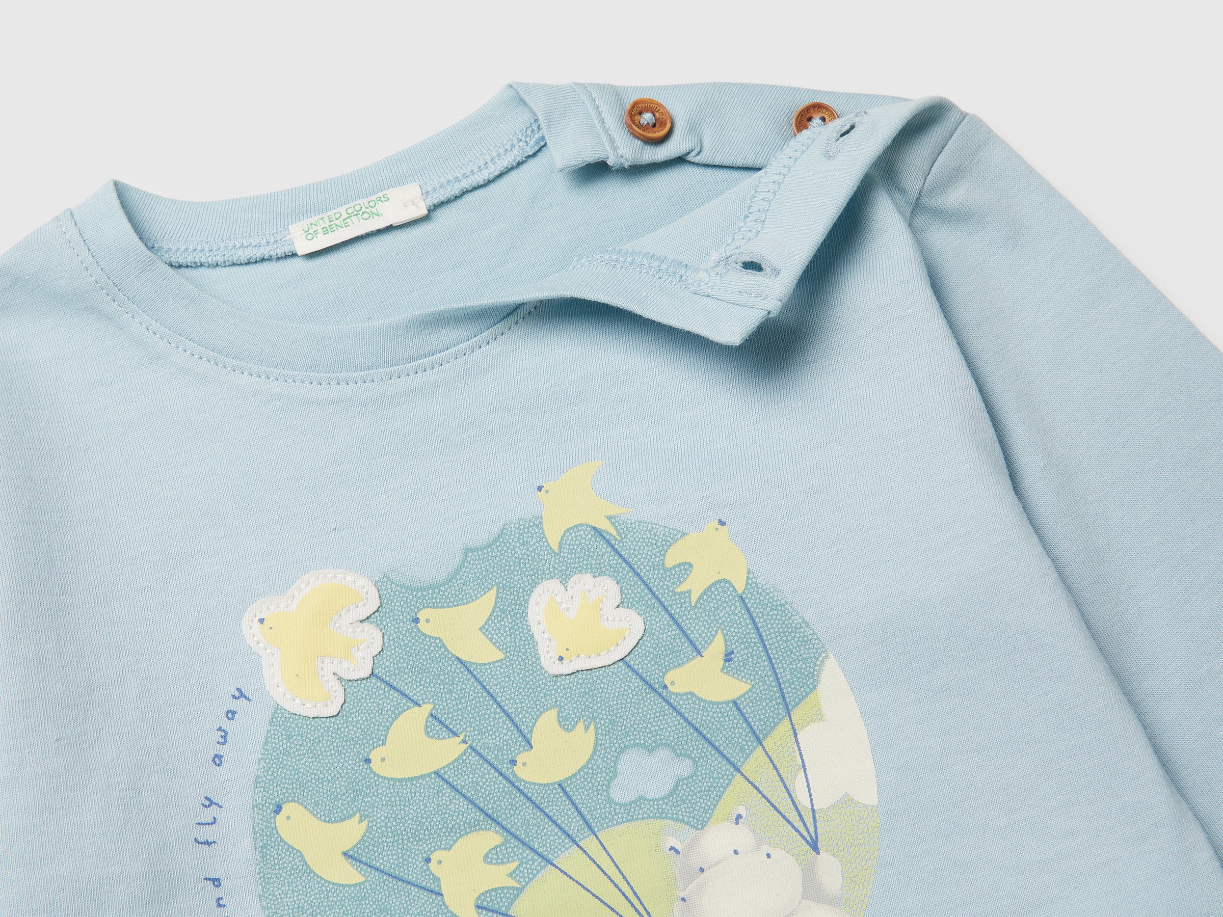 Organic cotton T-shirt with patch - ucb_image_DS1