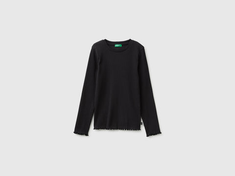 T-shirt canelada em algodão orgânico stretch - ucb_image_FS