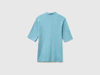 T-shirt slim fit em algodão de fibra longa - ucb_image_BS