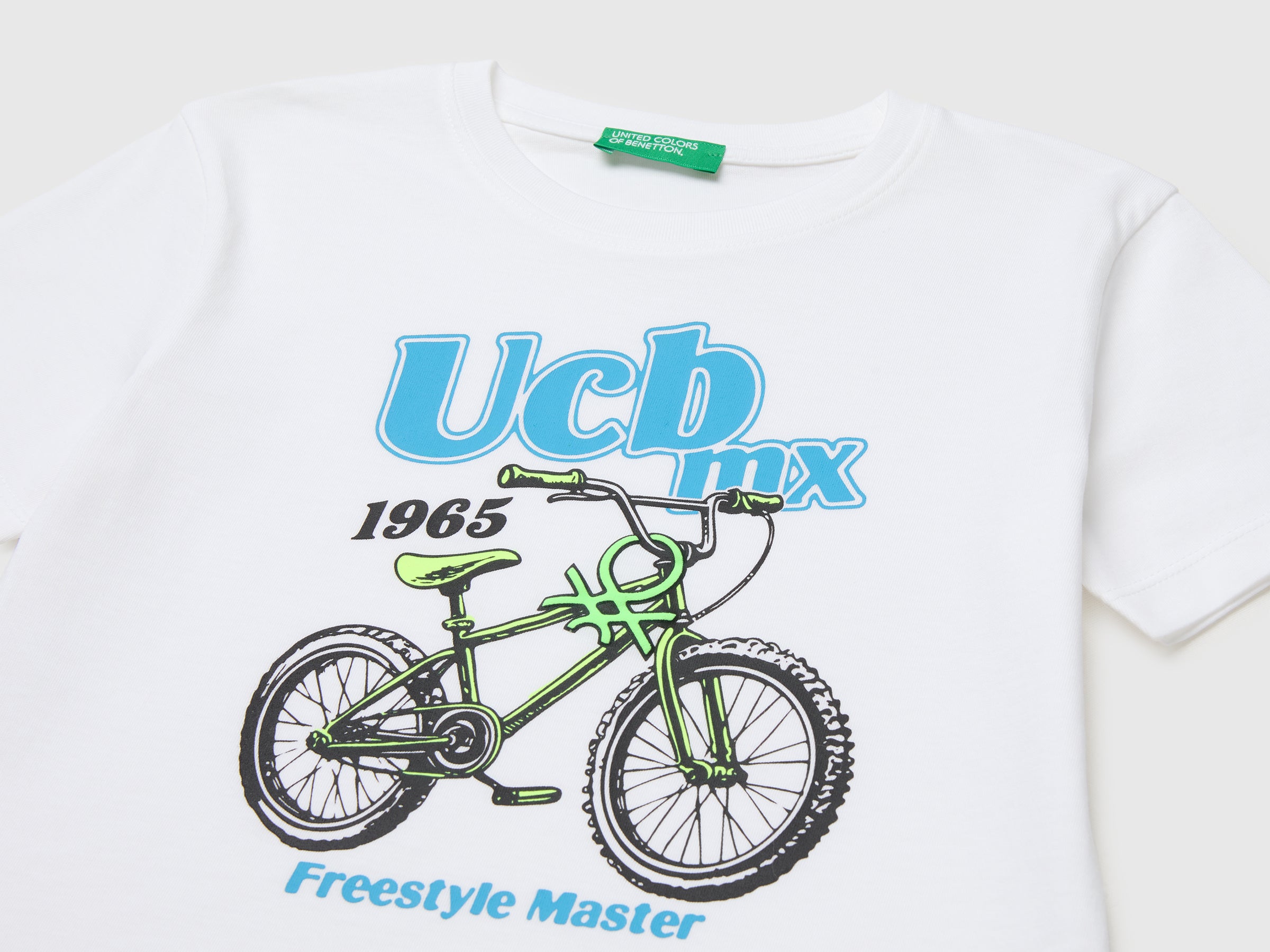 Organic cotton T-shirt with logo print - ucb_image_DS1