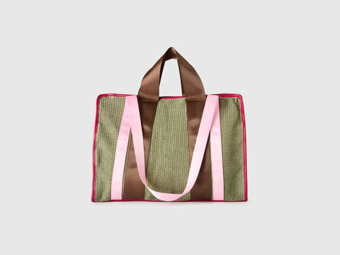 Maxi tote bag in raffia - ucb_image_FS