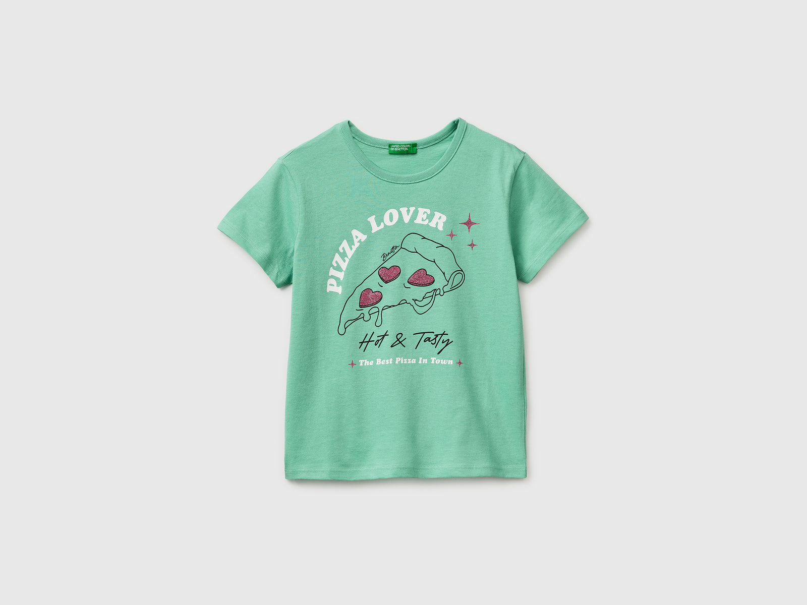 T-shirt with print and glitter - ucb_image_FS