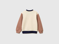 Organic cotton sweatshirt with logo print - ucb_image_BS