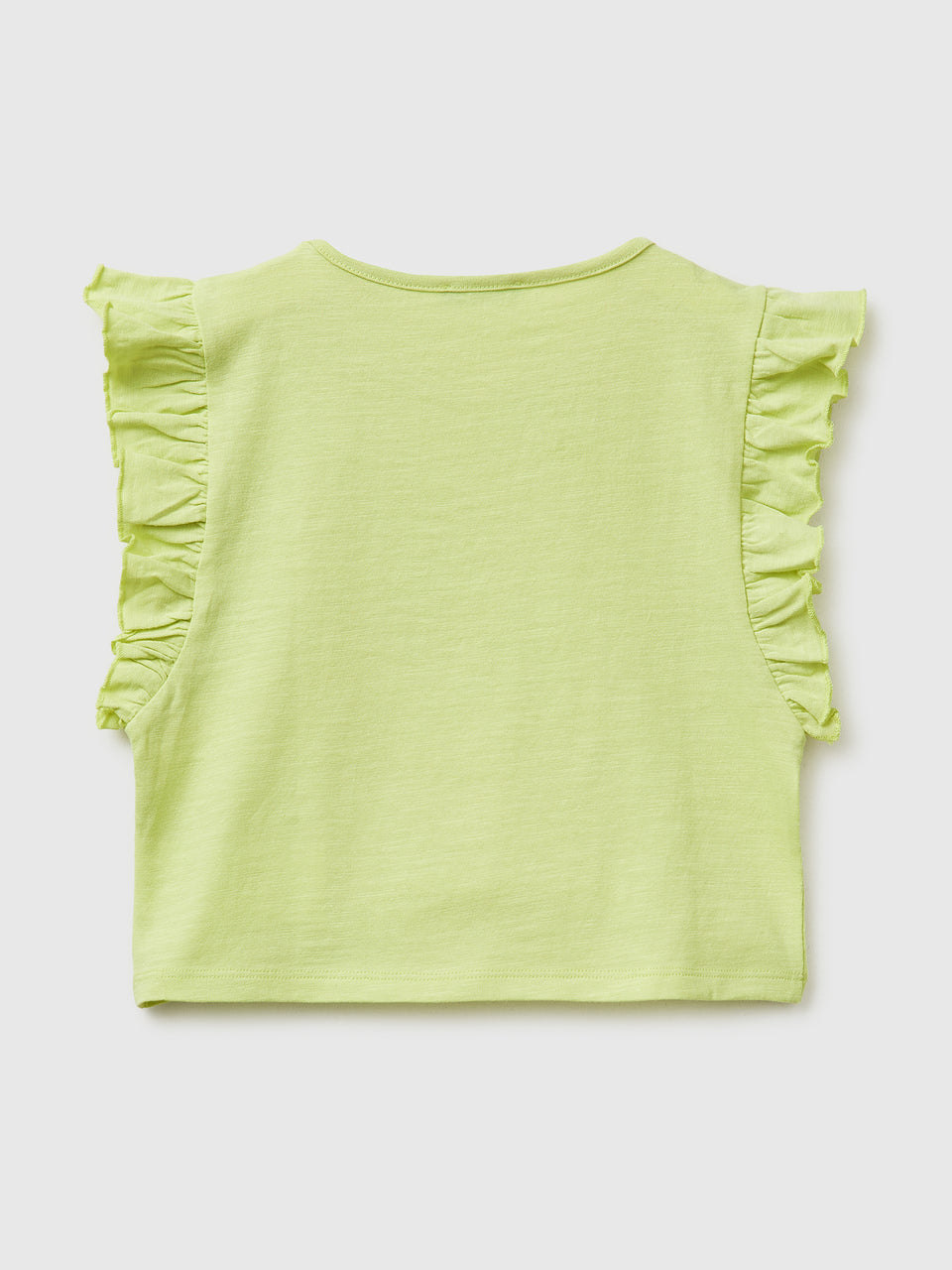 Cropped T-shirt with print and embroidery - ucb_image_BS