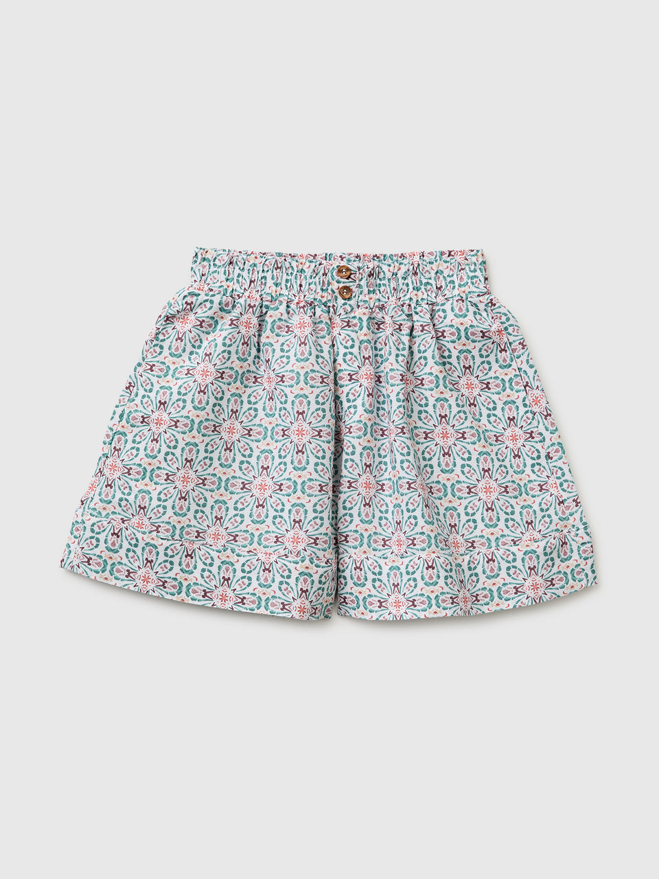 Floral linen blend shorts - ucb_image_FS