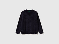 Camisola de gola redonda em chenille - ucb_image_FS